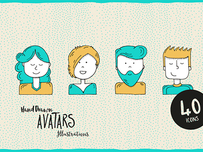 Hand-Illustrated Avatars