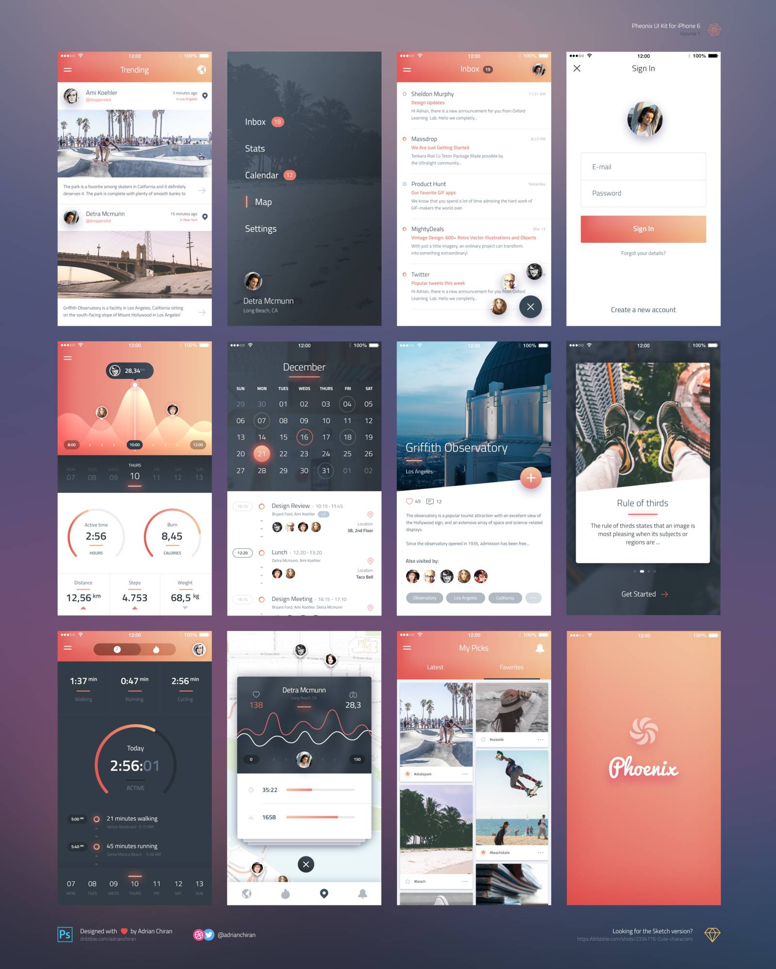» Phoenix UI - Design Resources Download